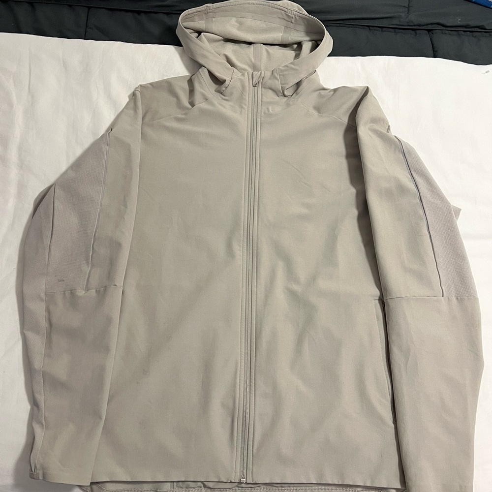 lululemon athletica Tan Lightweight Hooded Jacket